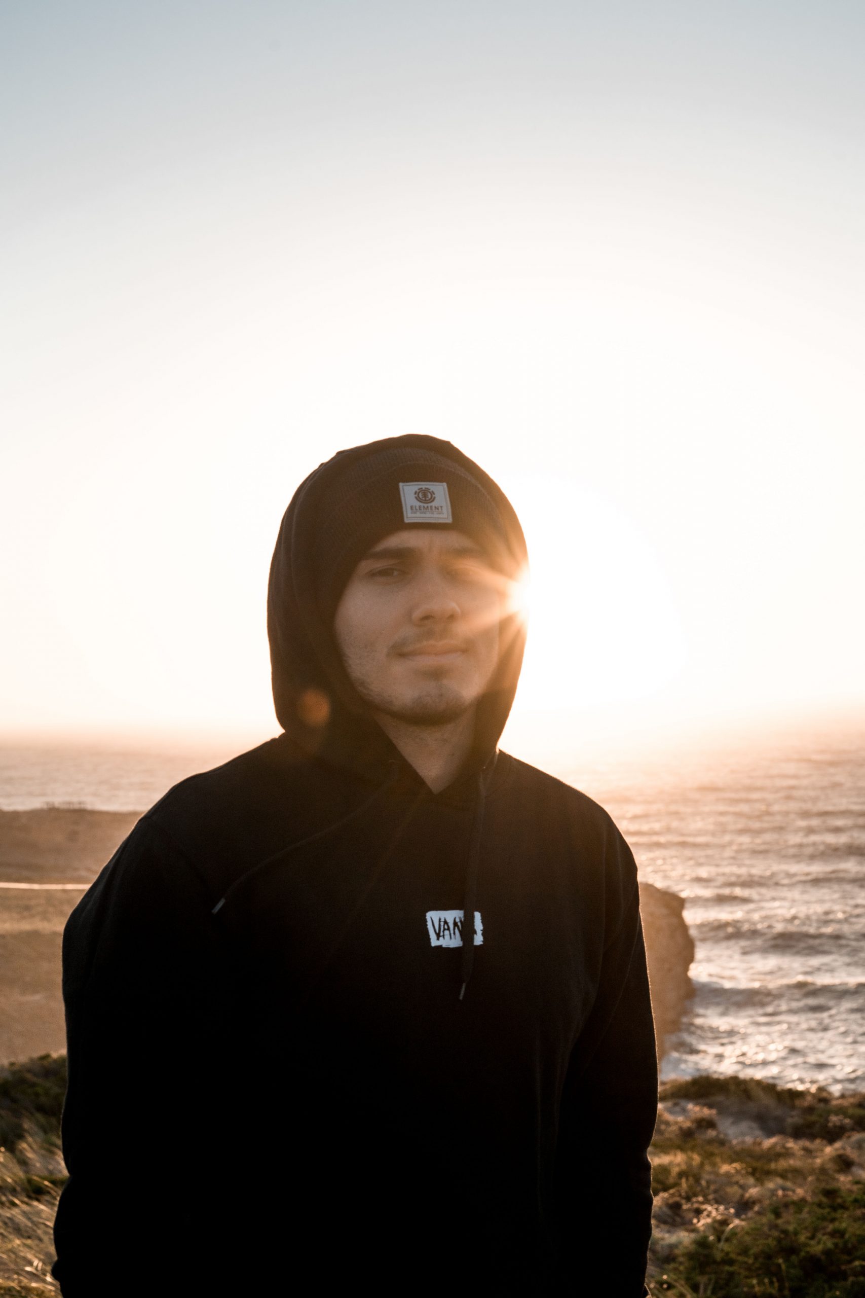 Portrait against the light