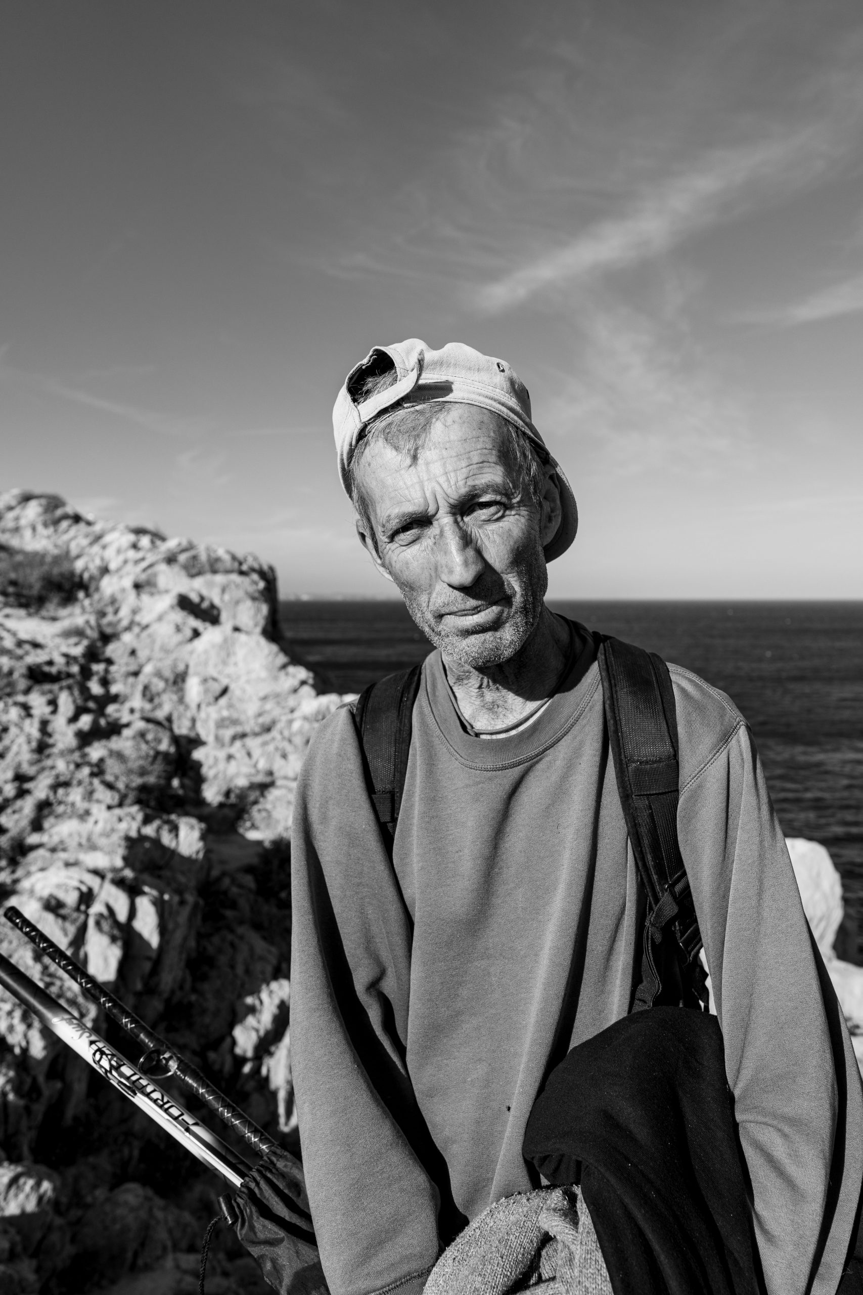 Fisher on the cliffs 