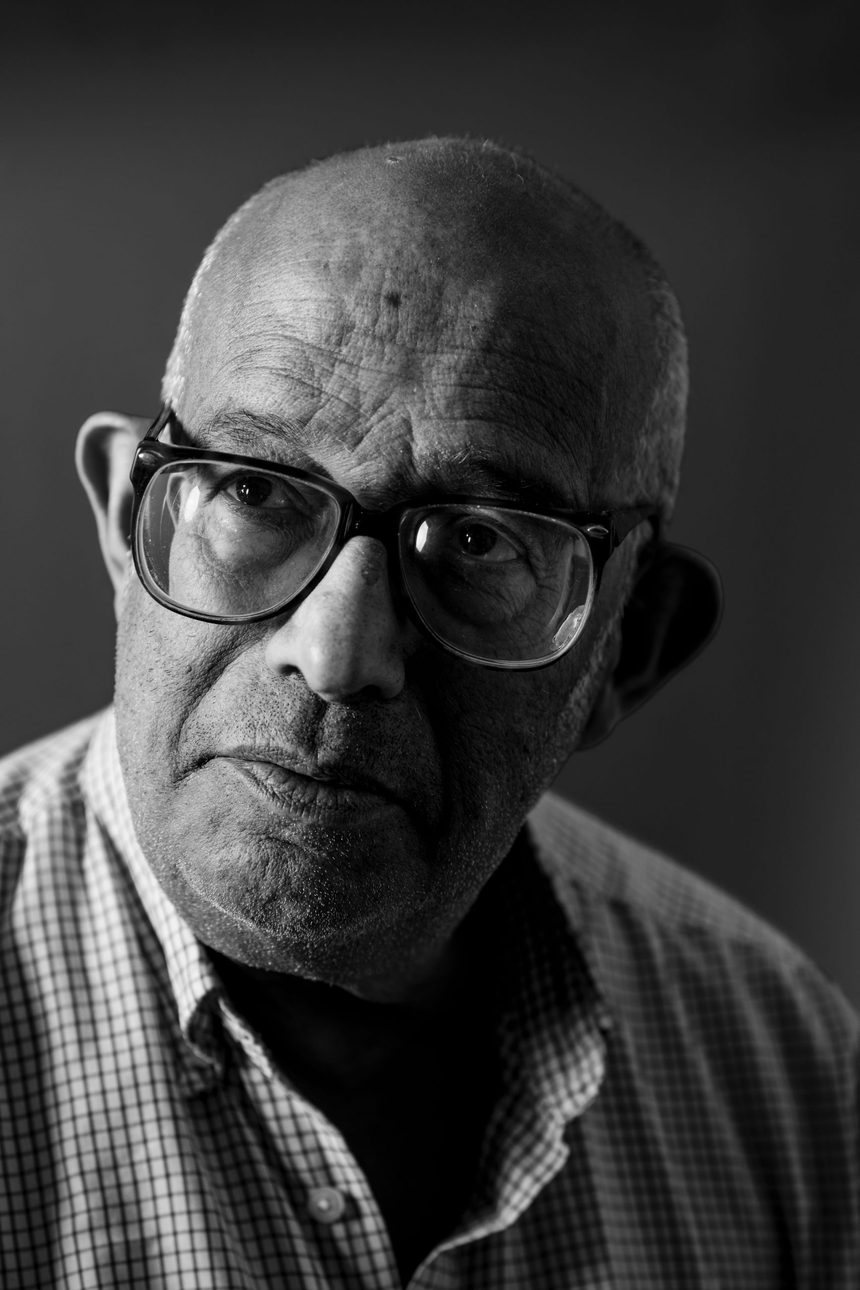 Old man with glasses