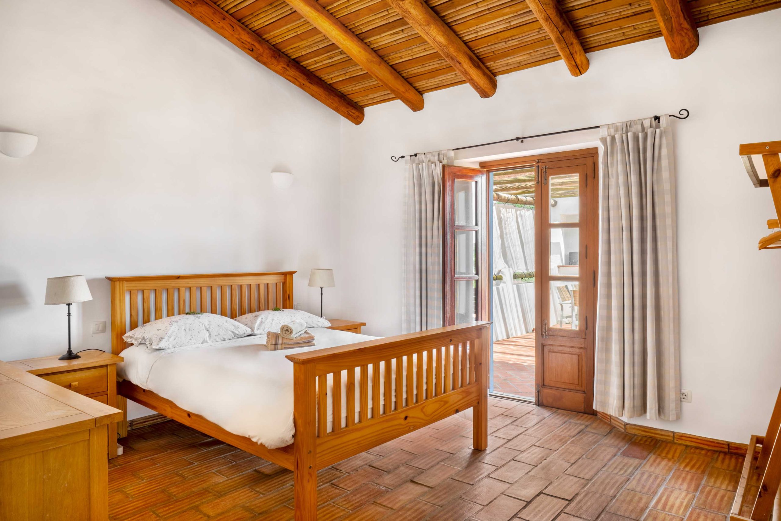 Quarto de uma casa de campo