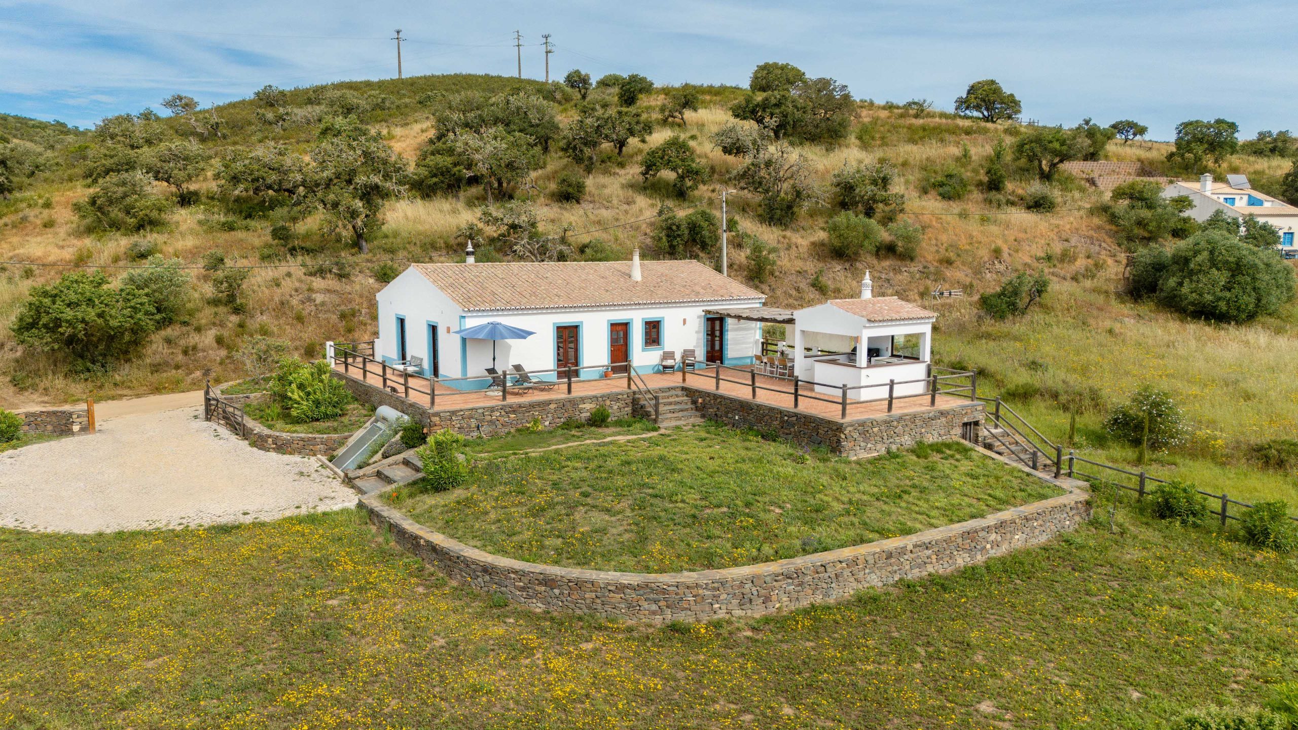 Área de convívio de uma casa