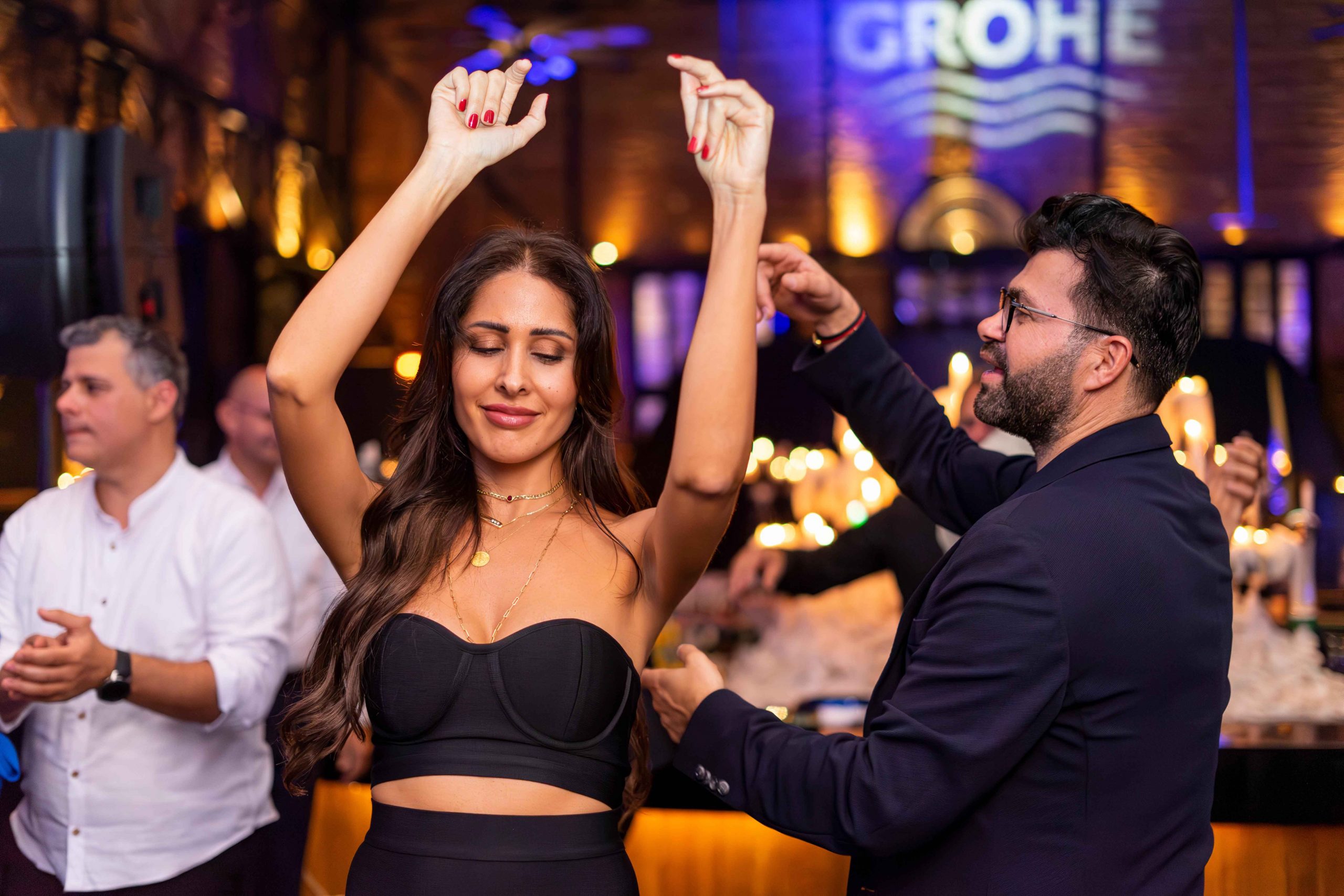 Pessoas na festa de um evento