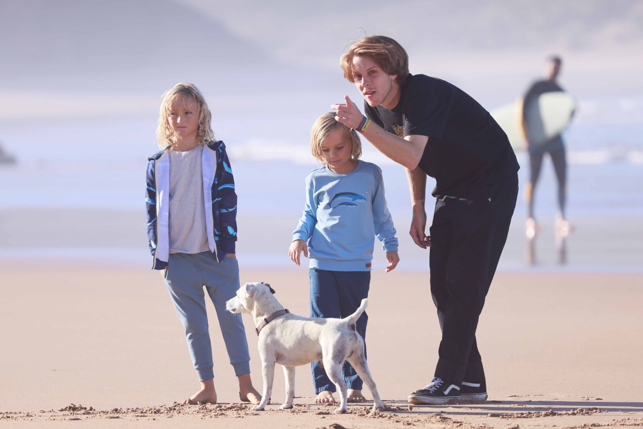 Sessão fotográfica na praia